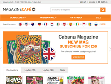 Tablet Screenshot of magazinecafe.co.uk